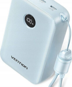 Vention Power Bank 20000mAh 22.5W με Θύρα USB-A και Θύρα USB-C Μπλε