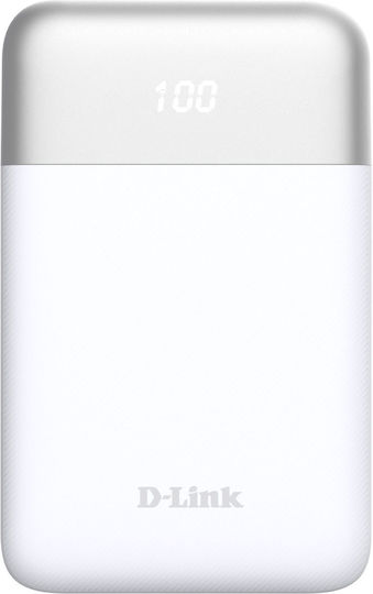 D-Link DPP-101 Power Bank 10000mAh 18W με Θύρα USB-A και Θύρα USB-C Λευκό - Image 3