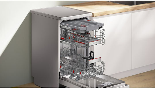 Bosch Ελεύθερο Πλυντήριο Πιάτων για 10 Σερβίτσια Π45xY84.5εκ. Inox SPS6EMI21E - Image 2