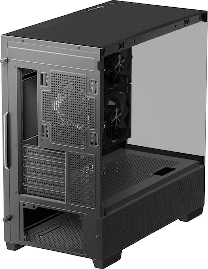 Deepcool CG380 3F Midi Tower Κουτί Υπολογιστή με Πλαϊνό Παράθυρο και ARGB Φωτισμό Μαύρο - Image 6
