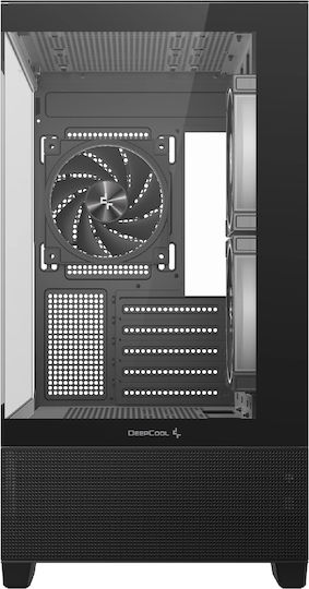 Deepcool CG380 3F Midi Tower Κουτί Υπολογιστή με Πλαϊνό Παράθυρο και ARGB Φωτισμό Μαύρο - Image 4