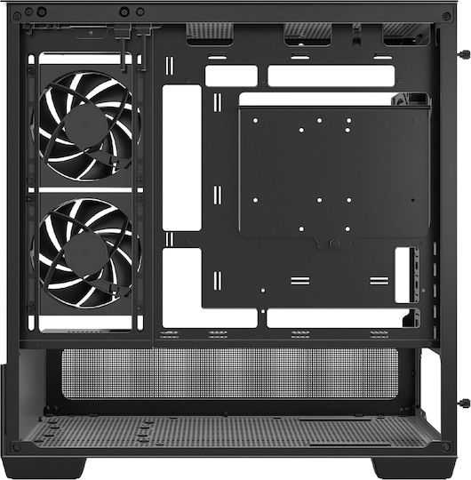 Deepcool CG380 3F Midi Tower Κουτί Υπολογιστή με Πλαϊνό Παράθυρο και ARGB Φωτισμό Μαύρο - Image 5
