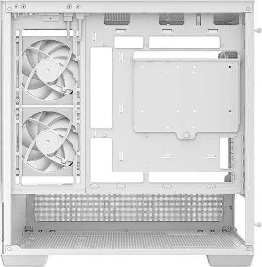 Deepcool CG380 3F Midi Tower Κουτί Υπολογιστή με Πλαϊνό Παράθυρο και ARGB Φωτισμό Λευκό - Image 5