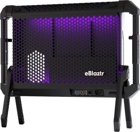 EBlaztr Mini Tower Κουτί Υπολογιστή Μαύρο - Image 4