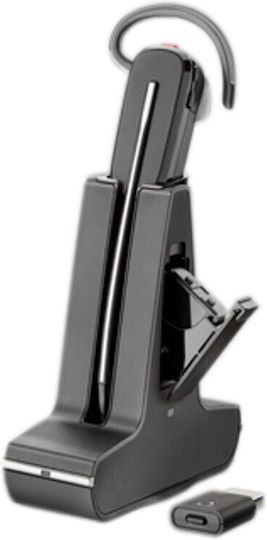 Poly Savi 8245 UC M USB-A Ασύρματα On Ear Multimedia Ακουστικά με μικρόφωνο - Image 3