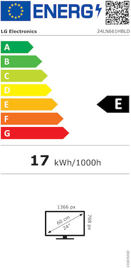 LG Smart Τηλεόραση 24" HD Ready LED 24LN661HBLD (2023) 24LN661HBLD.AEU - Image 2