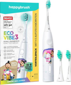 Happy Brush Eco Vibe Ηλεκτρική Οδοντόβουρτσα Λευκή