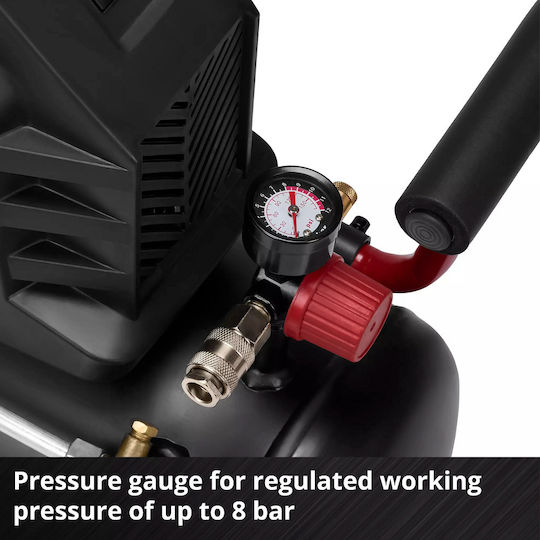 Einhell Tc-ac 190 Κομπρεσέρ Αέρος 76dB με Αεροφυλάκιο 24lt - Image 5