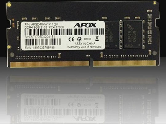 Afox DDR4 με Module 1x8GB και Ταχύτητα 3200 για Laptop AFSD48PH1P - Image 4