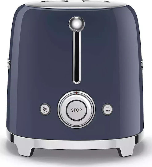 Smeg TSF01NBEU Φρυγανιέρα 2 Θέσεων 950W Μπλε - Image 9