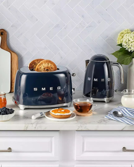Smeg TSF01NBEU Φρυγανιέρα 2 Θέσεων 950W Μπλε - Image 10