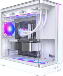 Montech King 45 Pro Gaming Midi Tower Κουτί Υπολογιστή με Πλαϊνό Παράθυρο Λευκό