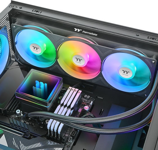 Thermaltake TH360 V3 ARGB Sync AIO Υδρόψυξη Επεξεργαστή Τριπλού Ανεμιστήρα 120mm για Socket AM4/AM5/1700/1200/115x - Image 5