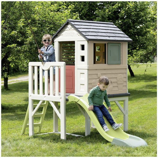 Smoby Παιδικό Σπιτάκι Κήπου House On Stilts με Τσουλήθρα 243x160x197εκ. 810802 - Image 4