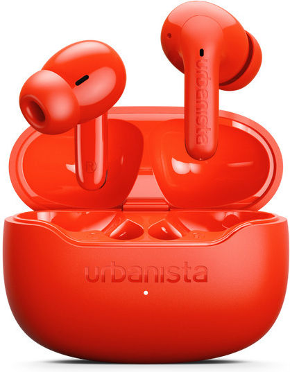 Urbanista Palermo In-ear Bluetooth Handsfree Ακουστικά με Αντοχή στον Ιδρώτα και Θήκη Φόρτισης Πορτοκαλί