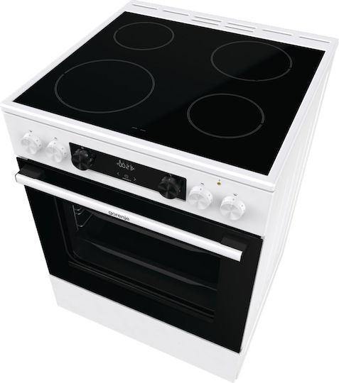 Gorenje GEC6C40WD Κουζίνα 71lt με Κεραμικές Εστίες Π60εκ. Λευκή - Image 4
