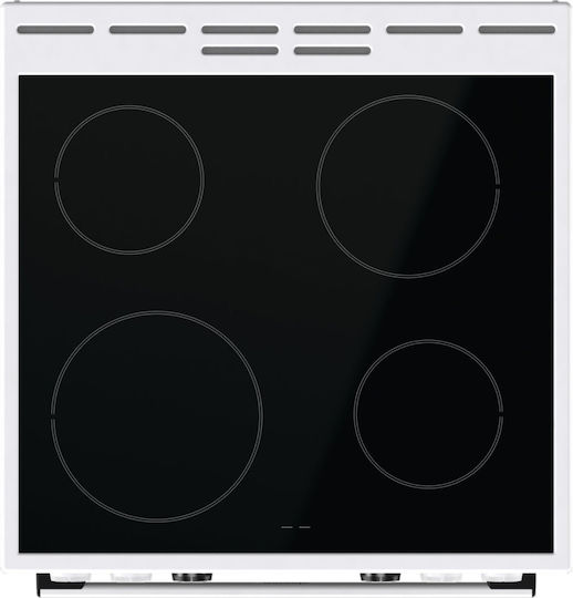 Gorenje GEC6C40WD Κουζίνα 71lt με Κεραμικές Εστίες Π60εκ. Λευκή - Image 5