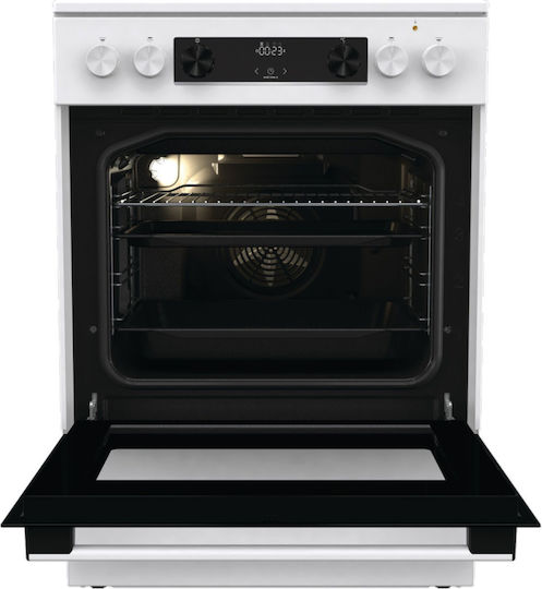 Gorenje GEC6C40WD Κουζίνα 71lt με Κεραμικές Εστίες Π60εκ. Λευκή - Image 6