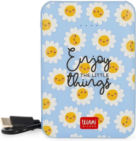 Legami Milano POW0036 Power Bank 5000mAh Daisy