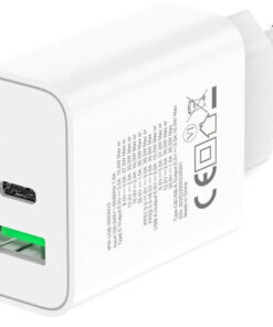 Alternative view of Techly Φορτιστής Χωρίς Καλώδιο με Θύρα USB-A και Θύρα USB-C 30W Quick Charge 3.0 / Power Delivery Λευκός (IPW-USB-30WACG)