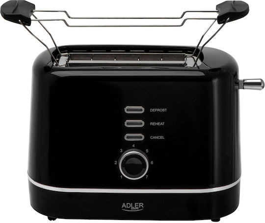 Adler AD 3224b Φρυγανιέρα 2 Θέσεων 850W Μαύρη - Image 5