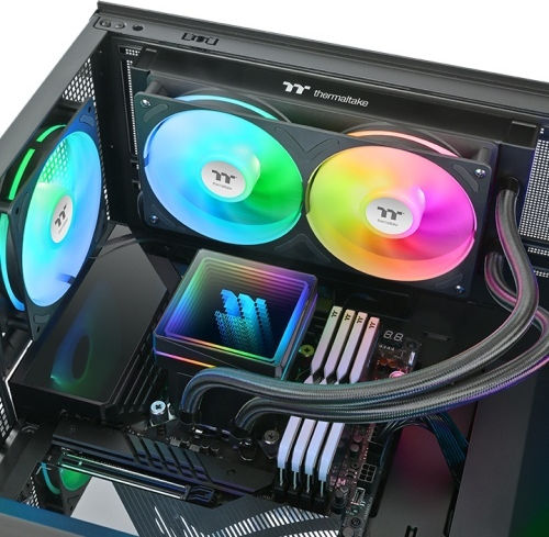 Thermaltake TH240 V3 ARGB Sync AIO Υδρόψυξη Επεξεργαστή Τριπλού Ανεμιστήρα 120mm για Socket AM4/AM5/1700/1200/115x - Image 5