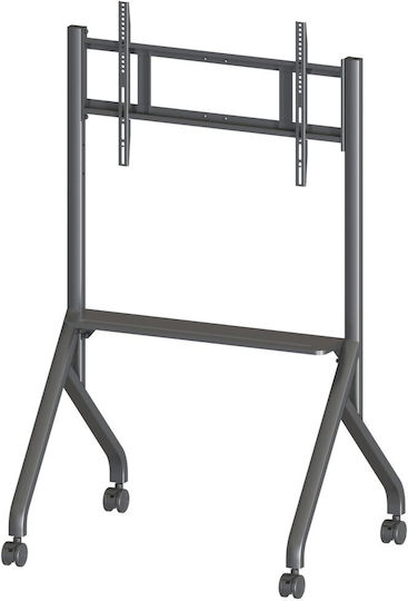 Techly ICA-TR53MB Βάση Τηλεόρασης Τοίχου έως 86" και 80kg Μαύρο
