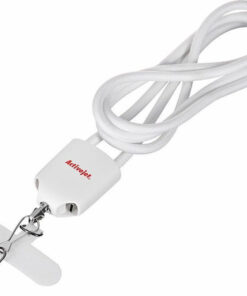 Alternative view of Active Jet USB to Type-C / Lightning Cable Λευκό 1.25m