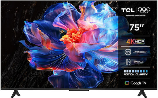 TCL Smart Τηλεόραση 75" 4K UHD LED P6K HDR (2025) 75P69K