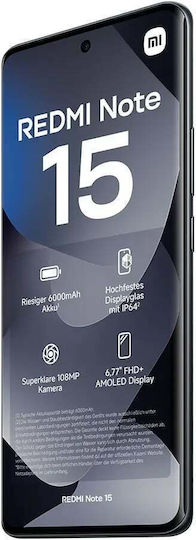 Xiaomi Redmi Note 15 4G NFC Dual SIM (6/128GB) Μαύρο - Image 8