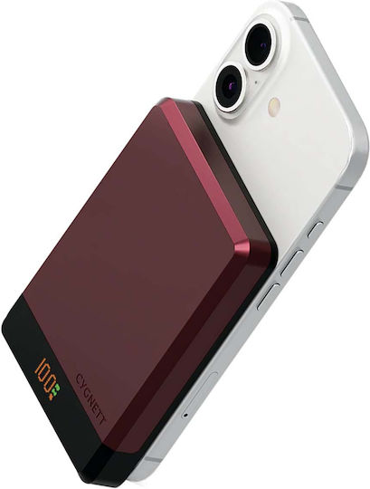 Cygnett MagSafe Power Bank 10000mAh 10W με Θύρα USB-C Μωβ - Image 3
