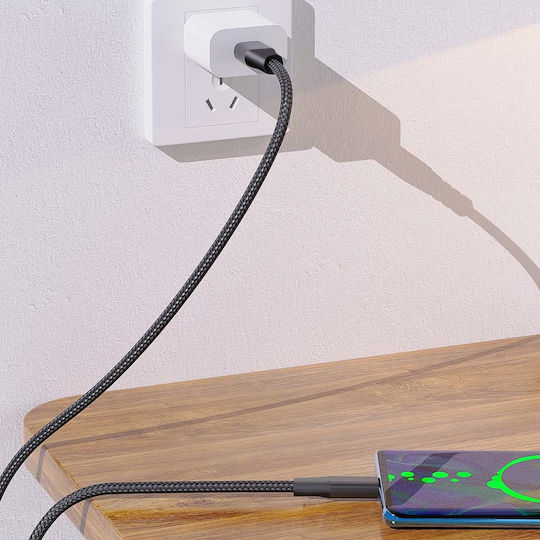 Belkin Braided USB 2.0 Cable USB-C male - USB-C 240W Μαύρο 1m CAB025HQ1MBK - Image 7