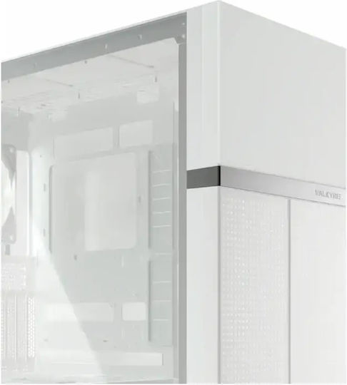 Valkyrie VK02 Lite Midi Tower Κουτί Υπολογιστή με Πλαϊνό Παράθυρο Λευκό - Image 4