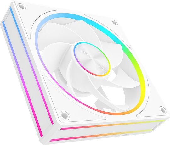 Modecom Volcano Loop Reverse Case Fan με ARGB Φωτισμό Λευκό - Image 4