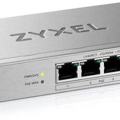 Alternative view of Zyxel GS1200-5HP v3 Managed L2 PoE Switch με 5 Θύρες Gigabit (1Gbps) Ethernet