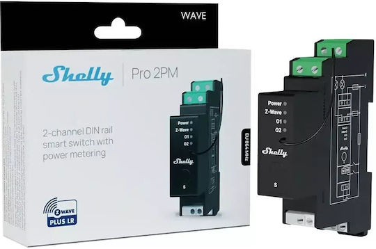 Shelly Wave Pro 2pm Ενδιάμεσος Διακόπτης Shelly_W_Pro_2PM - Image 3