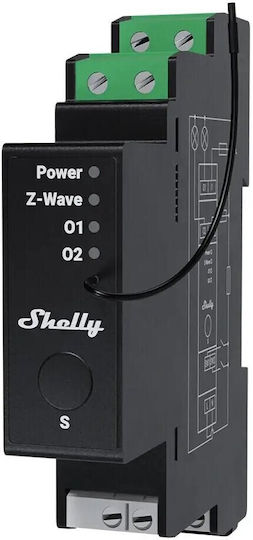 Shelly Wave Pro 2pm Ενδιάμεσος Διακόπτης Shelly_W_Pro_2PM - Image 2