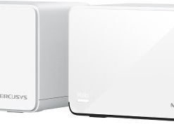 Alternative view of Mercusys Halo H85X WiFi Mesh Network Access Point Wi‑Fi 6 Dual Band (2.4 & 5GHz) σε Διπλό Kit