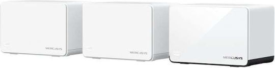 Mercusys Halo H85X WiFi Mesh Network Access Point Wi‑Fi 6 Dual Band (2.4 & 5GHz) σε Τριπλό Kit - Image 2