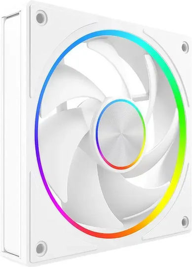 Modecom Volcano Loop Case Fan με ARGB Φωτισμό Λευκό - Image 3
