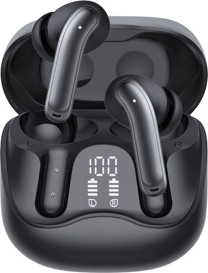 Audiocore AC591 Pro In-ear Bluetooth Handsfree Ακουστικά με Θήκη Φόρτισης Μαύρα - Image 6