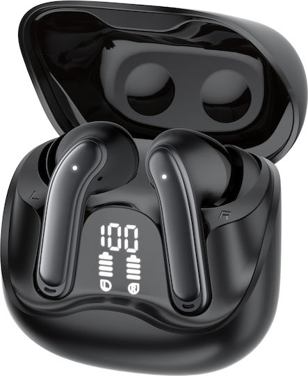 Audiocore AC591 Pro In-ear Bluetooth Handsfree Ακουστικά με Θήκη Φόρτισης Μαύρα - Image 9