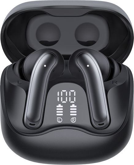 Audiocore AC591 Pro In-ear Bluetooth Handsfree Ακουστικά με Θήκη Φόρτισης Μαύρα - Image 12