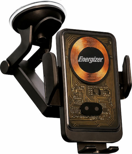 Energizer Βάση Κινητού Αυτοκινήτου με Ρυθμιζόμενα Άγκιστρα και Ασύρματη Φόρτιση Μαύρη 49864-OC - Image 3