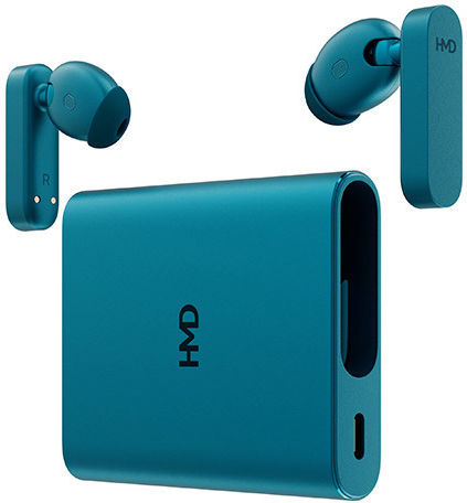 Nokia Amped Buds Bluetooth Handsfree Ακουστικά με Αντοχή στον Ιδρώτα και Θήκη Φόρτισης Μπλε - Image 2
