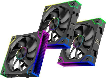 Xilence XF072 Case Fan 125mm με ARGB Φωτισμό και Σύνδεση 3-Pin / 4-Pin PWM 3τμχ