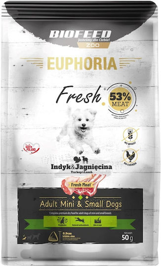 Biofeed 10kg Ξηρά Τροφή για Ενήλικους Σκύλους Μικρόσωμων Φυλών με Κρέας, Γαλοπούλα και Αρνί