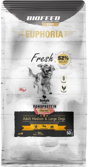 Biofeed 25kg Ξηρά Τροφή για Ενήλικους Σκύλους Μεσαίων & Μεγαλόσωμων Φυλών με Γαλοπούλα