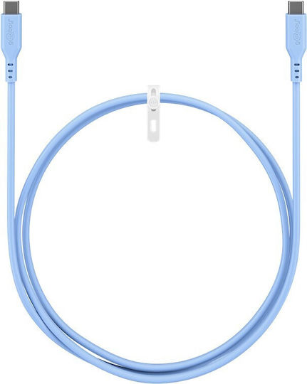 Goobay USB 2.0 Cable USB-C male - USB-C 60W Μπλε 1.5m 77741 - Image 3