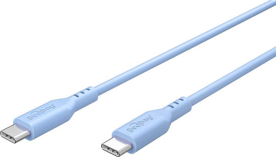 Goobay USB 2.0 Cable USB-C male - USB-C 60W Μπλε 1.5m 77741 - Image 5
